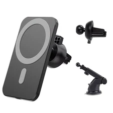 Magnetic Wireless Car Charger Mount Holder For iPhone 12 13 14 15 Plus Pro Max