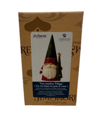 Jim Shore - "Tree-mendous Tidings" Gnome - NEW 