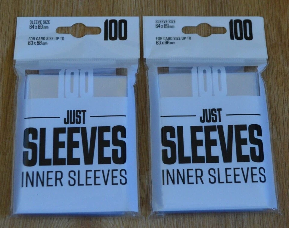 Gamegenic Just Sleeves Inner Sleeves 200 Hüllen 64x89mm für Magic, MTG, Pokemon