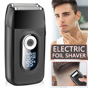 Electric Foil Shaver Cordless Rechargeable Beard Trimmer Razor for Men Barber