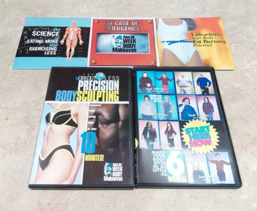 6 Weeks Body Makeover Provida Weight Loss Program 5 CDs Workout Food Diet Plan