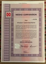 Nissho Corporation * 10 certyfikatów : Opcja 4 WKN 878333 * OS40