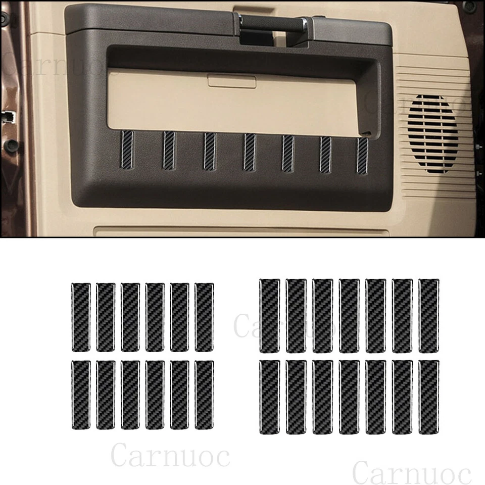 Carbon Fiber For Ford F-250 F-350 Full Kits Interior Trim - Image 3 of 4