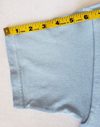 Camiseta juvenil mediana azul brillante borde de bailarines Gildan peso pesado algodón nueva sin etiquetas - Imagen 5 de 11