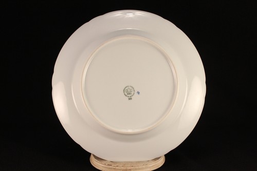 Vtg Bing & Grondahl #325 Porcelain Traditional Blue Lace 10" Dinner Plate x6 Set - Picture 9 of 16