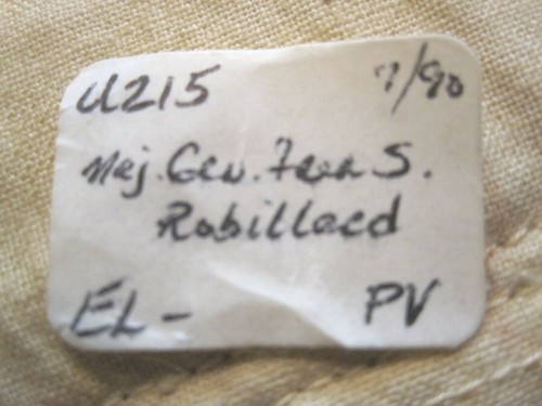 Id'd 2 Star ARMY MAJOR GENERAL Flag to USMC Maj. Gen. Fred. S. Robillard - Picture 5 of 7