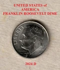 2024 D Roosevelt: 10¢ Dime - Lower Mintage Date - Actual Coin Shown **FREE S&H**