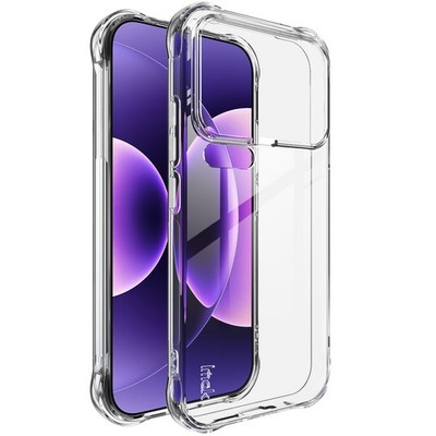 IMAK For Xiaomi 17 Pro 5G, Shockproof 4 Airbags Clear Soft Rubber Case Cover