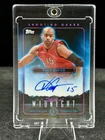 Vince Carter Auto! Topps Midnight- Stroke of Midnight. Dunk Legend. Raptors HOF
