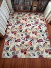 Colourful Kandinsky Miro Inspired Woven Jacquard Throw or Cloth 179 x 142cm
