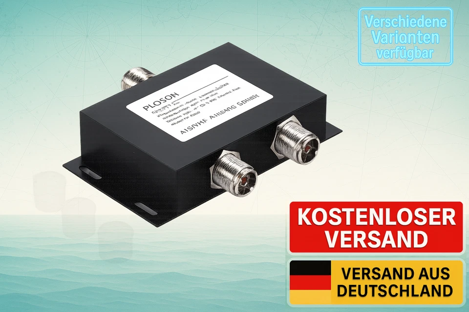 Antennensplitter für UKW Seefunkgerät und AIS Transponder