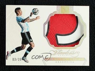 2015-16 Panini Flawless Patch Gold 3/10 Marcos Rojo #P-MRO Patch s6t