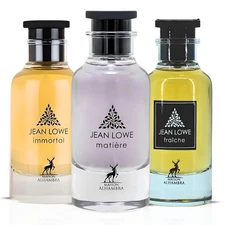 Jean Lowe Immortal, Matiere & Fraiche EDP 100ML by Maison Alhambra (Bundle)