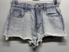 Pacsun - High Rise Festival Denim Shorts - Women s Sz 26 - Raw Hem/2 Inseam