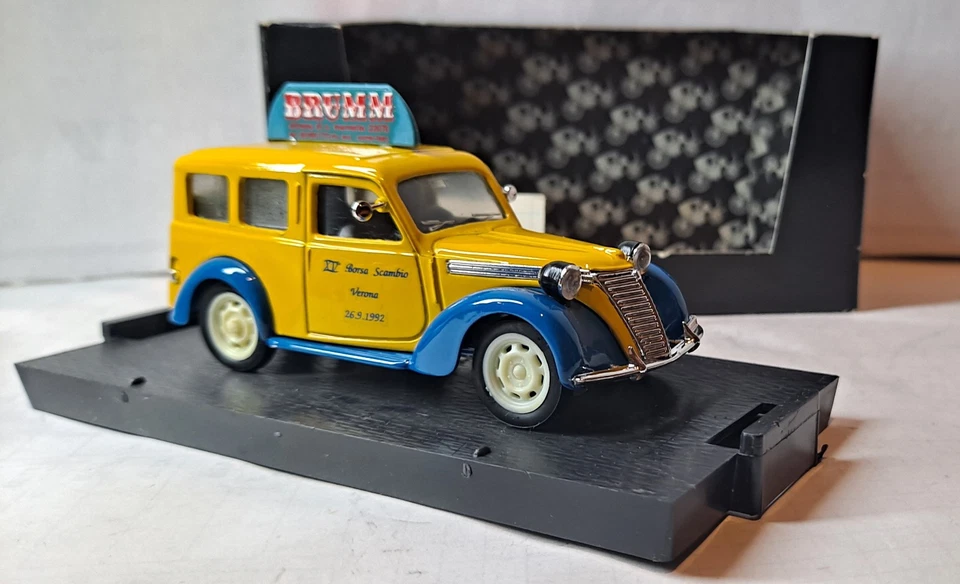 2419. BRUMM PROMO Exclusive S92/01 FIAT 1100E Furgone “15a Borsa Verona”  MB - Immagine 2 di 4