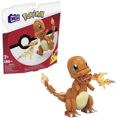 MEGA Pokemon Build & Show Charmander Action Figure Building Set - New / Sealed