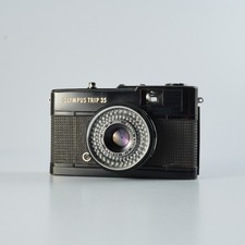EXCELLENT  CLA  d  OLYMPUS TRIP 35 40mm F/2.8 Black Point  Shoot Film ...
