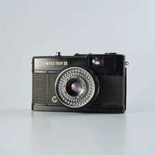 EXCELLENT 【CLA’d】 OLYMPUS TRIP 35 40mm F/2.8 Black Point & Shoot Film ...