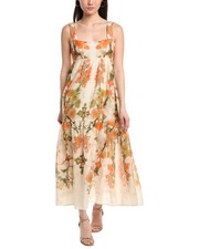 Marchesa Notte Ramie Sleeveless Maxi Dress Women's