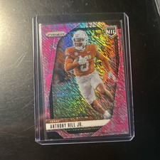 2025 Panini Texas NIL - Pink Camo Prizm #5 Anthony Hill Jr. Rookie SSP