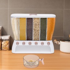 Cereal Dispenser Grain Container 10KG Kitchen Rice Storage Food Container Box