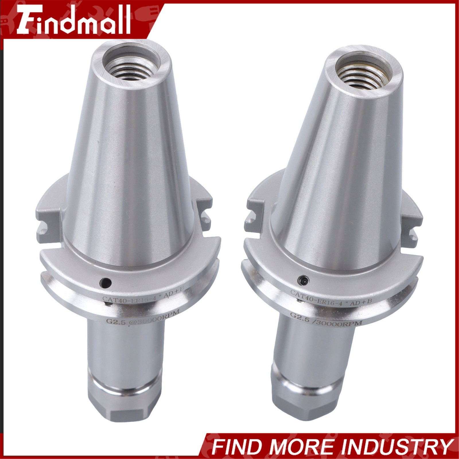 Findmall 4Pc CAT40 ER16 Tool Holder Set 2×2.76" 2×4" Balanced 20,000 RPM thumbnail 17