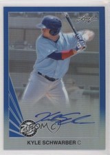 2015 Leaf 25th Baseball Metal Auto Blue 3/25 Kyle Schwarber #BA-KS1 Auto p9p