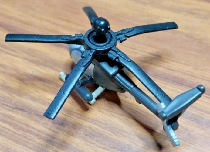 MICRO MACHINES  Military 530MG Defender Helicopter  Terror Troops R Shadowhawk - Image 2 of 4