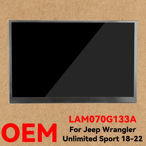 LAM070G133A For 2018-2022 Jeep Wrangler Unlimited Sport Cluster 7" LCD Display
