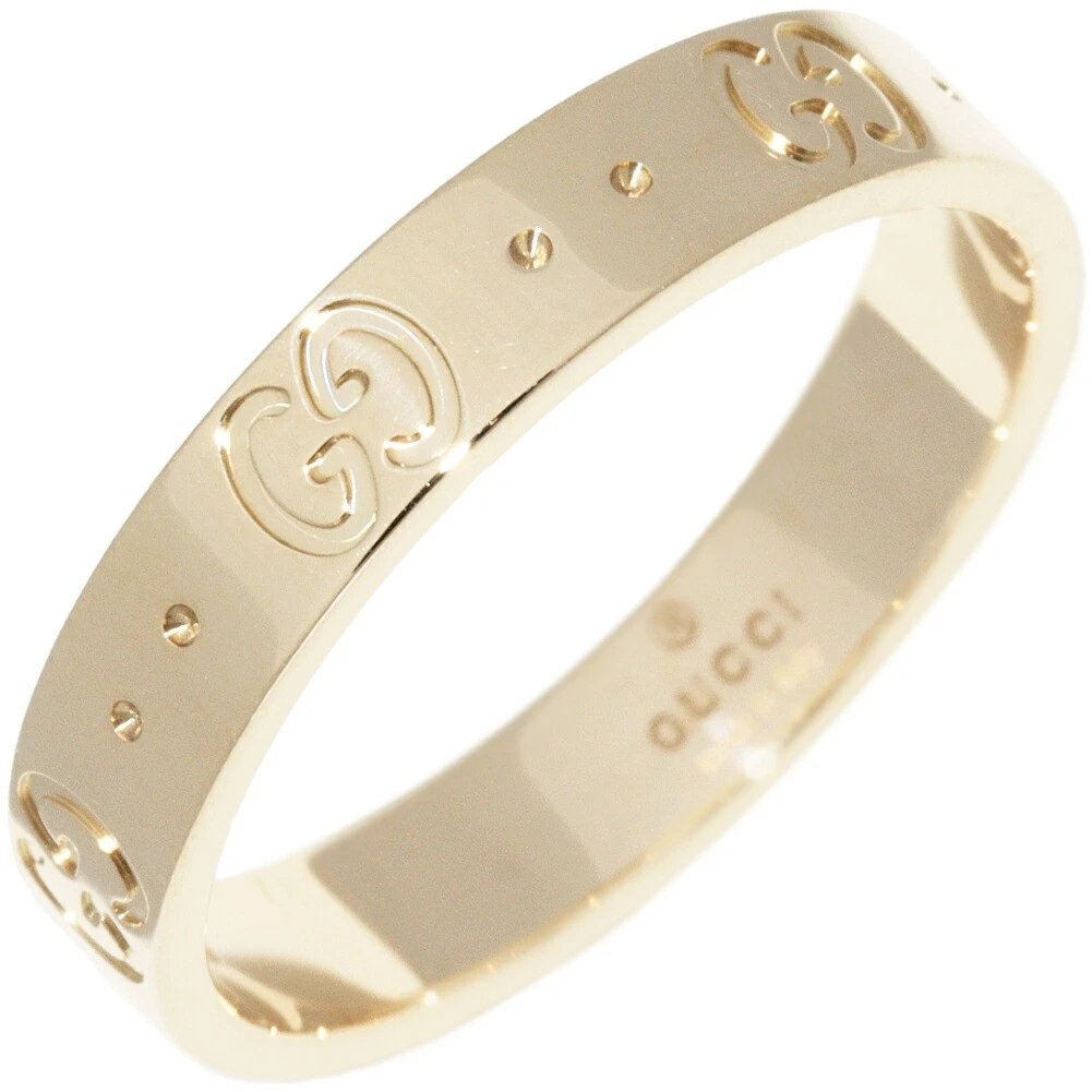 Bague Gucci K18YG Icon US7,5 bon état un rang bijou