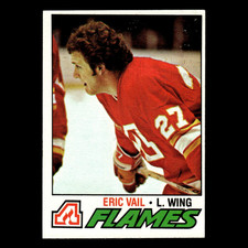 Eric Vail #168 1977 Topps Calgary Flames Hockey Card NHL EX