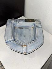 VINTAGE BLUE JEAN CERAMIC ASHTRAY DUNCAN ENTERPRISES 1977