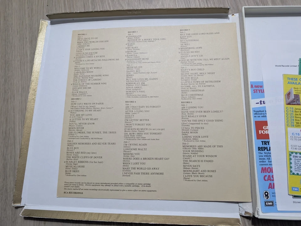 Jim Reeves Golden Memories - 6 LP Box Set & Booklet - Easy Country & Western - Image 3 of 4