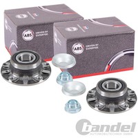 2X A.B.S. Radlager/Radnabe Mit ABS-RING Vorne Passend FüR Bmw 7 | 200796