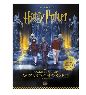 Insight Editions Harry Potter Pocket Pop Up Wizard Chess Set   Paperback