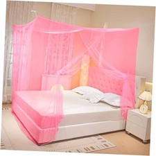 Mosquito Netting for Bed Mosquiteros para Camas L79 x W47 x H71 Inch Pink