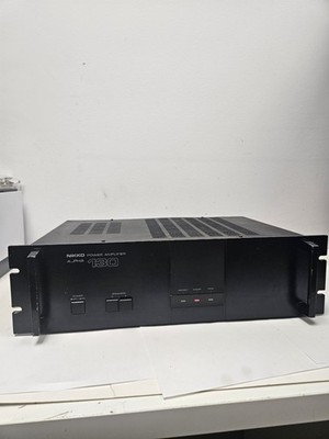 Nikko Alpha 130 Stereo Power Amplifier | Black Series | Tested & Working