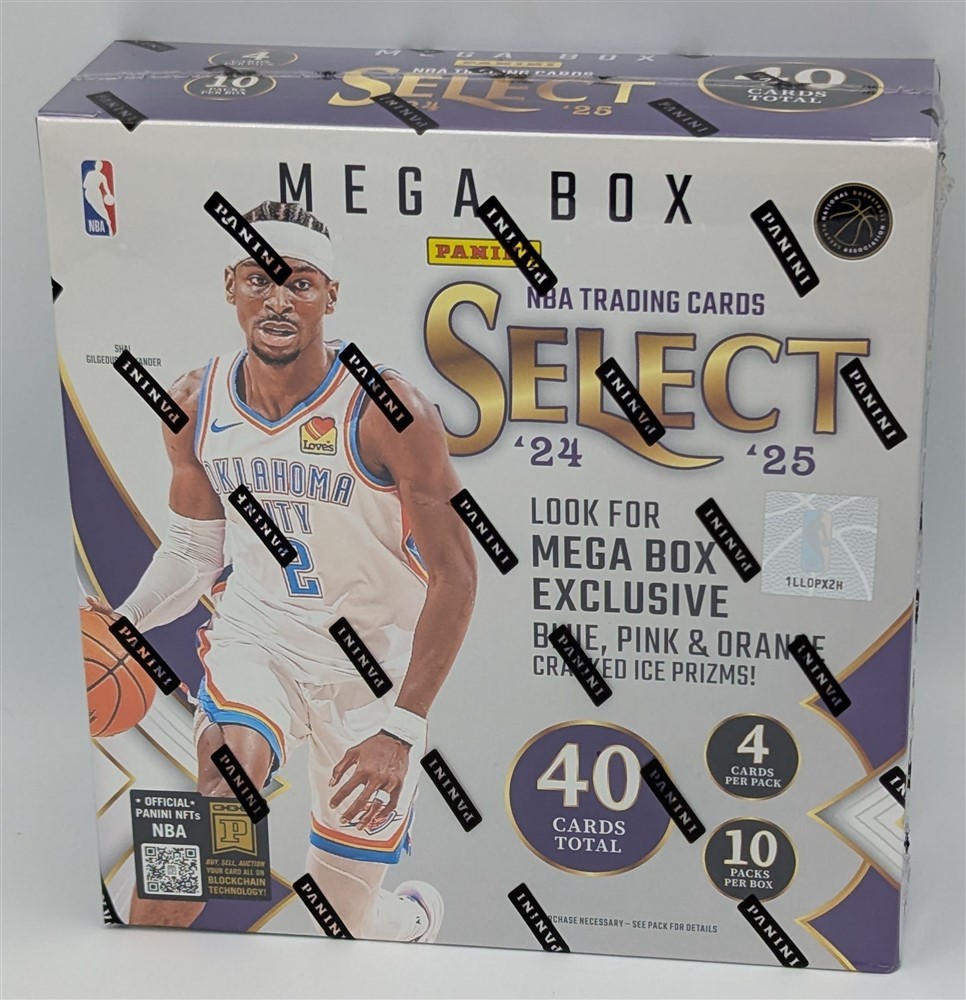 2024-25 Panini Select NBA Basketball Cards Mega Box Factory