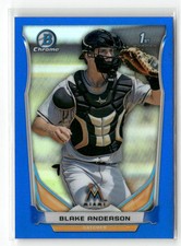 2014 Bowman Draft #CDP34 Blake Anderson Chrome Blue Refractors #/399