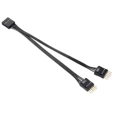Dual USB 2.0 Header Splitter - 9-Pin Motherboard Male to Female...