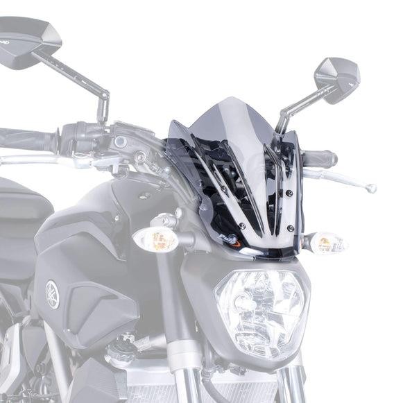Puig Sport Screen Windshield Deflector Light Smoke Yamaha MT-07 2014 - 2017