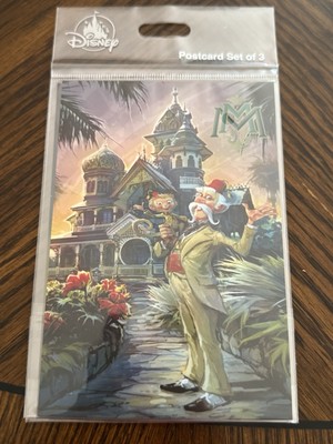 Mystic Manor Postcard Set of 3 Hong Kong Disneyland HK Disney Haunted Mansion NP