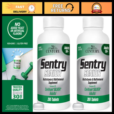 Senior Multivitamin Tablets, 265 Count (2-Pack) - Essential Nutrients for Health