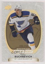 2021 Upper Deck Ovation Gold Spectrum Standing 99/250 Pavel Buchnevich #75 x3q