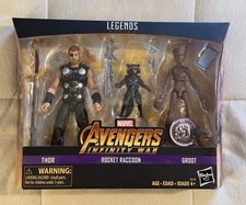 Marvel Legends MCU Avengers Infinity War 3-Pack Thor, Rocket, & Groot Toys R Us