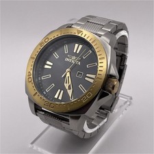 Invicta S Mens Silver Stainless Steel Quartz ...