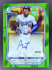 Rubel Arias Bowman Chrome 2026 Green Lava /99 Auto