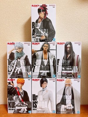 BLEACH Solid and Souls Figure Set of 7 Authentic Collectible Anime Figures