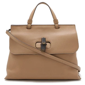 Sac à bandoulière GUCCI Bamboo Daily Medium poignée supérieure 392013