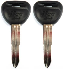 2 NEW FOR DODGE EAGLE HINO MITSUBISHI Uncut Key Blank Made in the USA MIT4-P